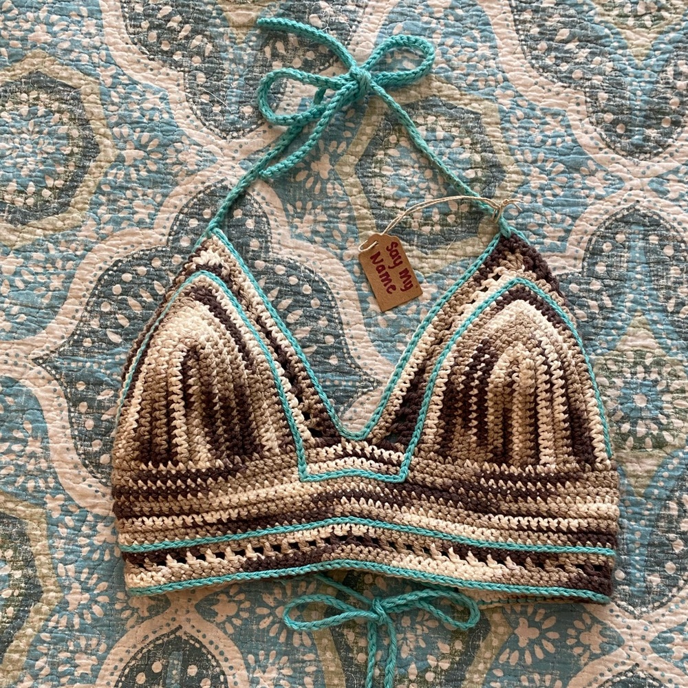 Handmade Crochet Festival Top